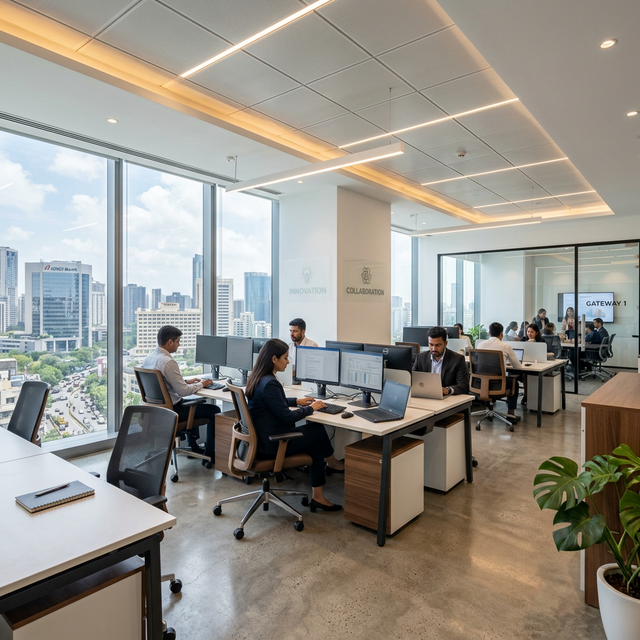 Office — BKC - Commercial painting project by One Painters